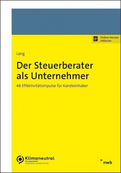 Der Steuerberater als Unternehmer