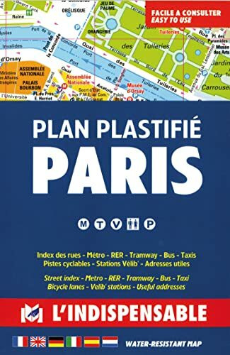 Plans de Paris: Paris street index and maps: Paris Plan plastifie
