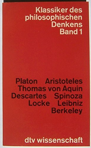 Klassiker des Philosophischen Denkens, Band 1