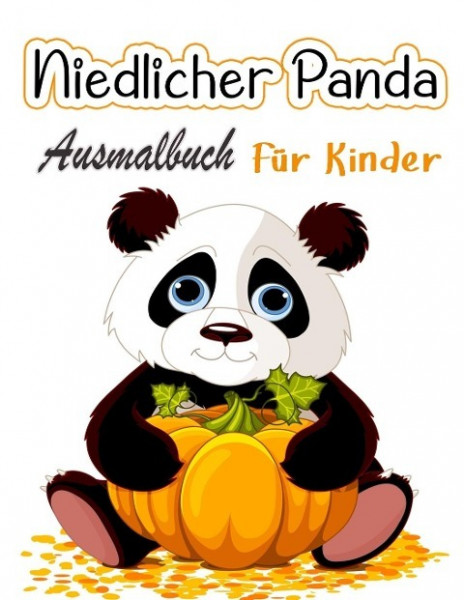 Niedliches Panda-Malbuch für Kinder