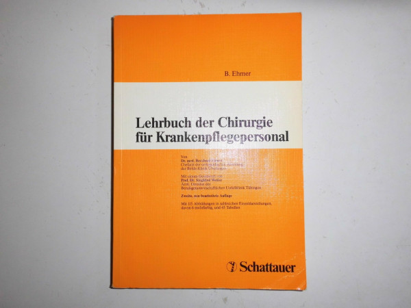 Lehrbuch der Chirurgie für Krankenpflegepersonal