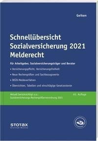 Schnellübersicht Sozialversicherung 2021 Melderecht
