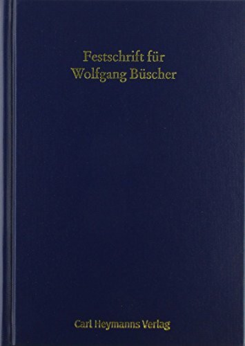 Festschrift für Wolfgang Büscher