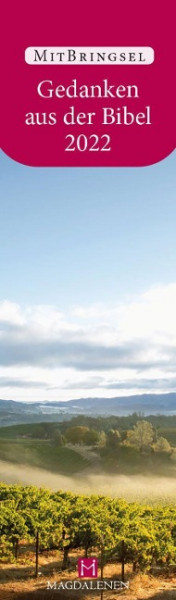 Gedanken aus der Bibel 2022 Lesezeichenkalender