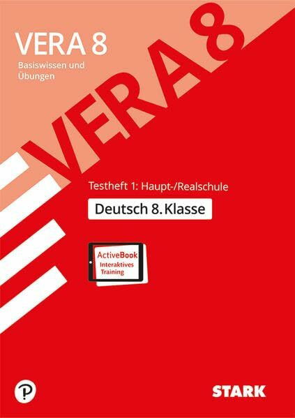 STARK VERA 8 Testheft 1: Haupt-/Realschule - Deutsch: Basiswissen und Übungen. Mit Online-Zugang