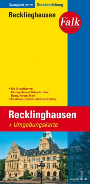 Falk Stadtplan Extra Recklinghausen 1:20 000