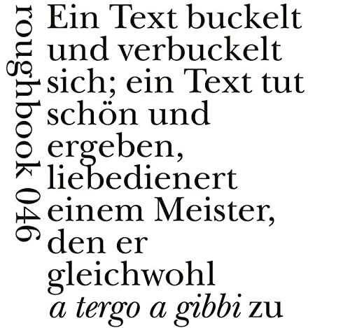 Aby Ohrkranf's HUNCHPOEM (roughbooks)