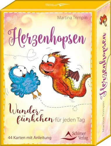 Herzenhopsen - Wunderfünkchen für jeden Tag: 44 Karten mit Anleitung