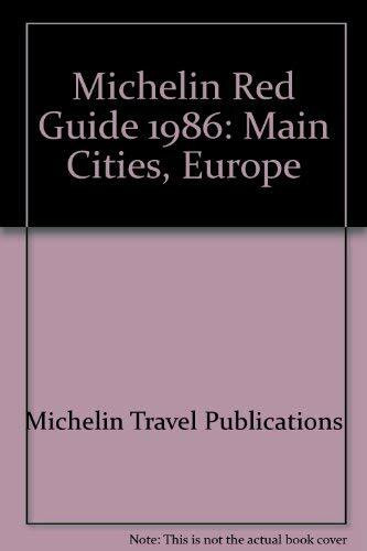 Main Cities, Europe (Michelin Red Guide)