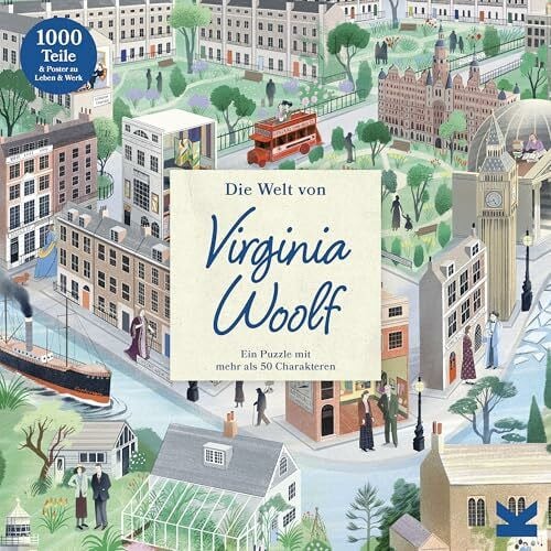 Laurence King Die Welt von Virginia Woolf. EIN 1000-Teile-Puzzle, Yellow
