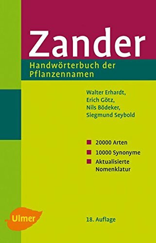 Zander - Handwörterbuch der Pflanzennamen