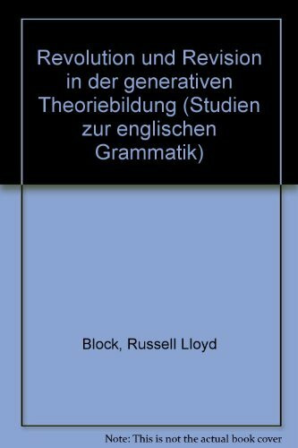Revolution und Revision in der generativen Theoriebildung