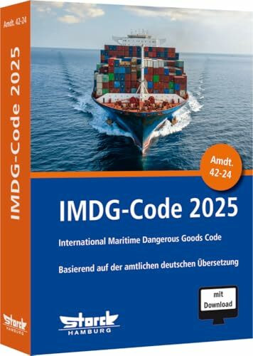 IMDG-Code 2025: inkl. Amdt. 42-24 basierend auf der amtlichen deutschen Übersetzung