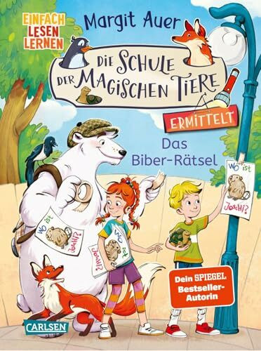 Die Schule der magischen Tiere ermittelt 7: Das Biber-Rätsel: Einfach lesen lernen | Detektivgeschichte für Erstleser*innen ab 6 Jahre - 2. Lesestufe (7)