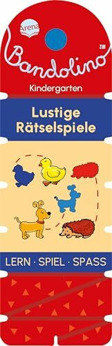 Bandolino. Lustige Rätselspiele: Lernspiel mit Lösungskontrolle für Kinder ab 4 Jahren