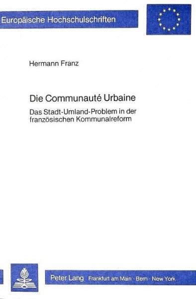 Die communauté urbaine