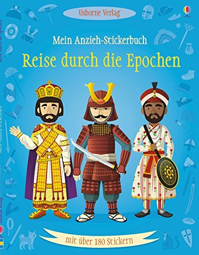 Mein Anzieh-Stickerbuch: Reise durch die Epochen