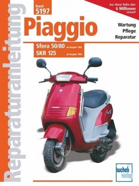 Piaggio Sfera 50/80 ab Baujahr 1992, SKR 125 ab Baujahr 1994