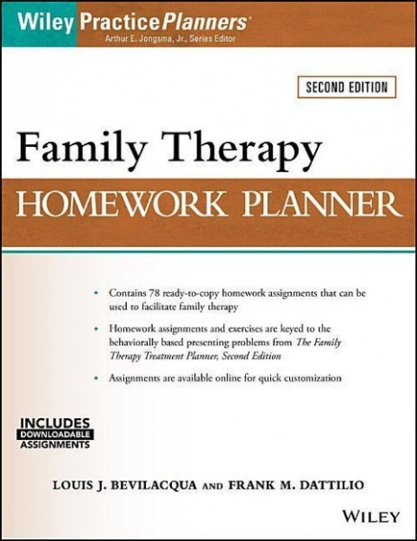 Family Therapy Homework Planner