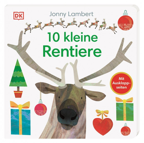 10 kleine Rentiere