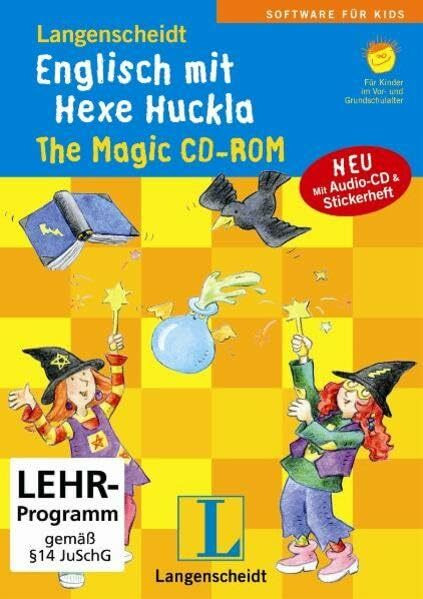 Englisch mit Hexe Huckla - The Magic CD-Rom: The Magic CD-ROM. Für Windows 2000, XP, Vista 7. Für Kinder im Vor- und Grundschulalter