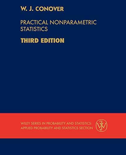 Practical Nonparametric Statistics (Wiley Series in Probability and Statistics)