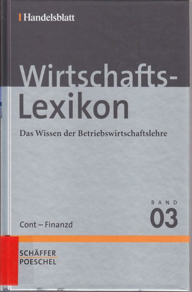 Wirtschaftslexikon: Controlling - Finanzdienstleister