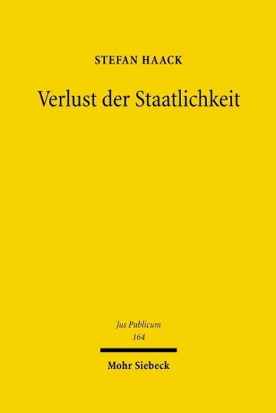 Verlust der Staatlichkeit