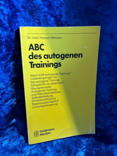ABC des autogenen Trainings.
