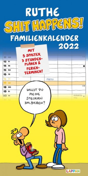 Ruthe - Shit happens! Familienkalender 2022