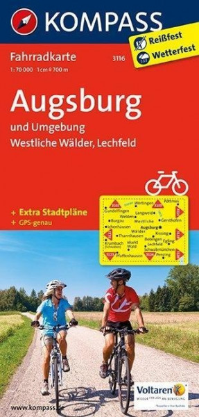 Augsburg und Umgebung - Westliche Wälder - Lechfeld 1 : 70 000