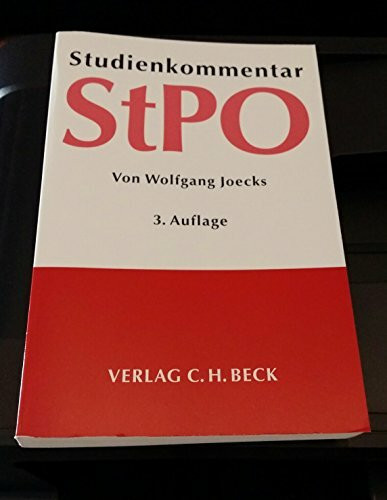 Strafprozessordnung: Studienkommentar