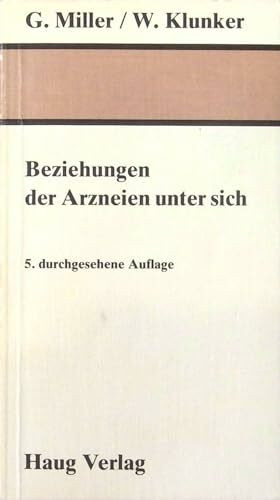 Beziehungen der Arzneien unter sich