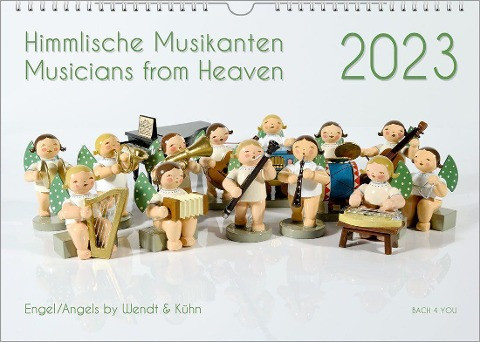 Der Engel-Kalender, ein Musik-Kalender 2023, DIN A3