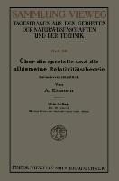 Über die spezielle und die allgemeine Relativitätstheorie (Gemeinverständlich)