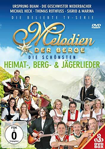 Melodien der Berge - Die schönsten Heimat-, Berg- & Jägerlieder [3 DVDs]
