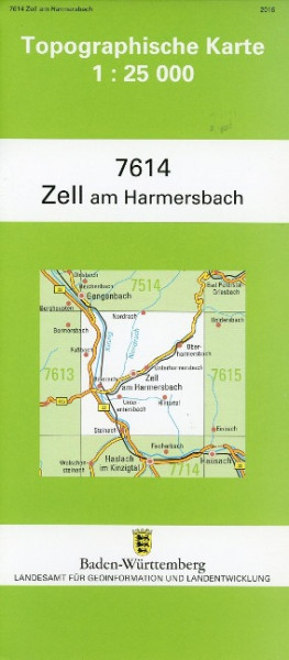 Zell am Harmersbach 1 : 25 000