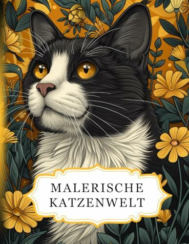 Malerische Katzenwelt: Ein Katzen Malbuch für Erwachsene mit 50 wunderschönen Motiven zum Ausmalen. Ideal zur Entspannung, zum Stressabbau und zur Förderung der Kreativität