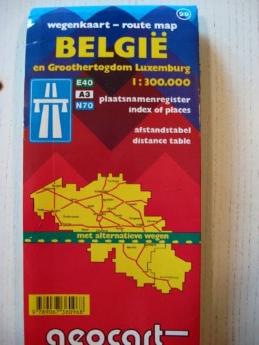 CARTE ROUTIERE-STRAbENKARTE ET GRAND-DUCHE DE LUXE