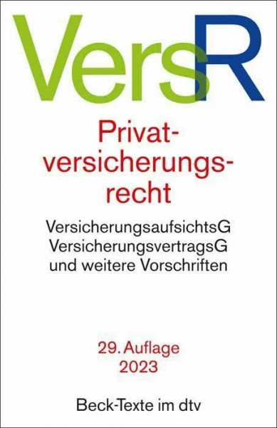 Privatversicherungsrecht (Beck-Texte im dtv)