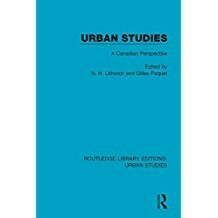 Urban studies: a Canadian perspective,