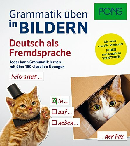 PONS Grammatik üben in Bildern Deutsch als Fremdsprache: Das Übungsbuch zur Grammatik in Bildern - mit über 300 visuellen Übungen.: Jeder kann Grammatik lernen - mit über 160 visuellen Übungen