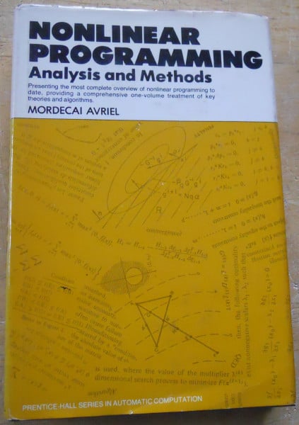 Nonlinear Programming: Analysis and Methods (Prentice-Hall series in automatic computation)