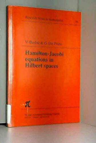 Hamilton-Jacobi Equations in Hilbert Spaces (Chapman & Hall/CRC Research Notes in Mathematics Series)