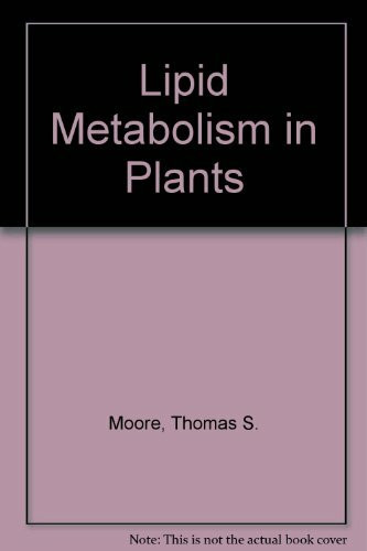 Lipid Metabolism in Plants