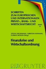 Finanzkrise und Wirtschaftsordnung