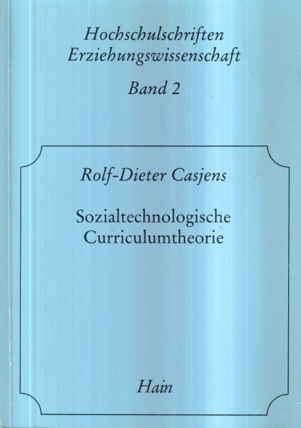 Sozialtechnologische Curriculumtheorie