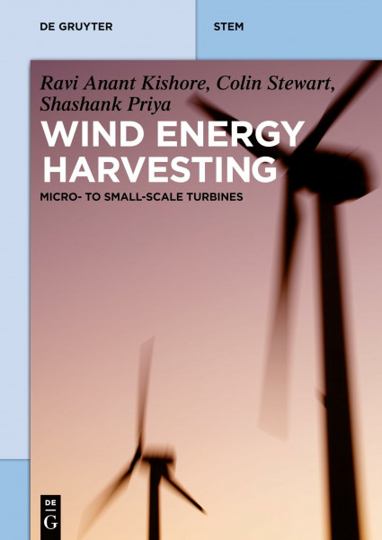 Wind Energy Harvesting: Micro-to-Small Scale Turbines (De Gruyter Textbook)