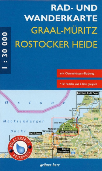 Graal-Müritz, Rostocker Heide 1 : 30 000 Rad- und Wanderkarte