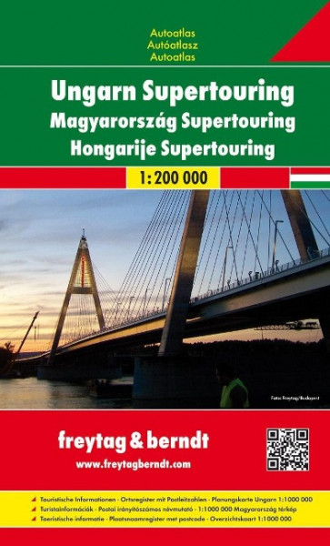 Ungarn Supertouring, Autoatlas 1:200.000